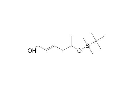 2-Hexen-1-ol, 5-[[(1,1-dimethylethyl)dimethylsilyl]oxy]-, (E)-(.+-.)-