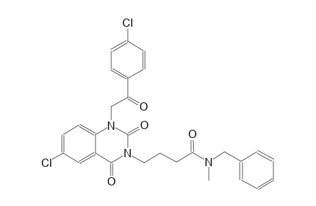 N-benzyl-4-(6-chloro-1-[2-(4-chlorophenyl)-2-oxoethyl]-2,4-dioxo-1,4-dihydro-3(2H)-quinazolinyl)-N-methylbutanamide
