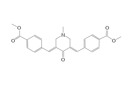 benzoic acid, 4-[(E)-[(5E)-5-[[4-(methoxycarbonyl)phenyl]methylene]-1-methyl-4-oxopiperidinylidene]methyl]-, methyl ester