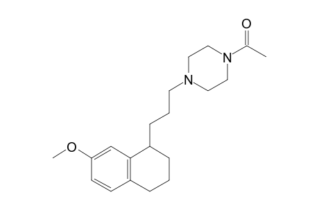1-Acetyl-4-[3-(7-methoxy-1,2,3,4-tetrahydronaphthalen-1-yl)-n-propyl]piperazine