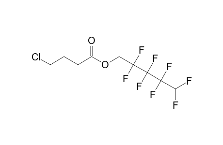 4-Chlorobutyric acid, 2,2,3,3,4,4,5,5-octafluoropentyl ester