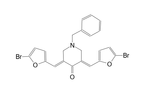(3E,5E)-1-benzyl-3,5-bis[(5-bromo-2-furyl)methylene]-4-piperidinone