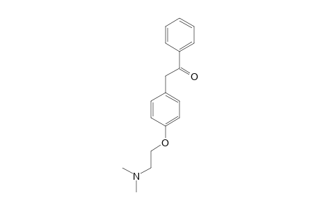 2-(4-DIMETHYLAMINOETHOXYPHENYL)-1-PHENYLETHANONE