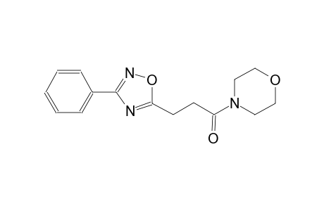 4-[3-(3-phenyl-1,2,4-oxadiazol-5-yl)propanoyl]morpholine