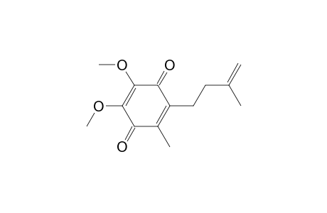 2,3-Dimethoxy-5-(3-methyl)butan-3-ene-yl -6-methyl-benzo quinone