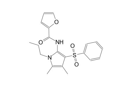 2-furancarboxamide, N-[4,5-dimethyl-3-(phenylsulfonyl)-1-propyl-1H-pyrrol-2-yl]-