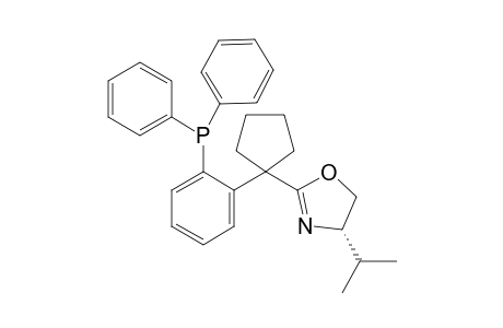 [2-[1-[(4S)-4-isopropyl-4,5-dihydrooxazol-2-yl]cyclopentyl]phenyl]-diphenyl-phosphane