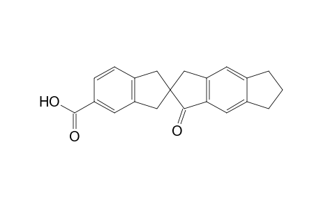 Spiro[s-indacene-2(1H),2'-[2H]indene]-5'-carboxylic acid, 1',3,3',5,6,7-hexahydro-1-oxo-