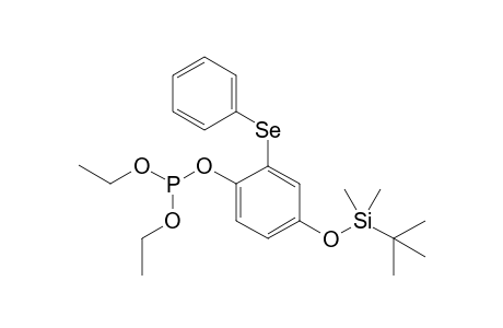 [4-(tert-Butyldimethylsilyloxy)-2-phenylselenylphenoxy]diethylphosphane