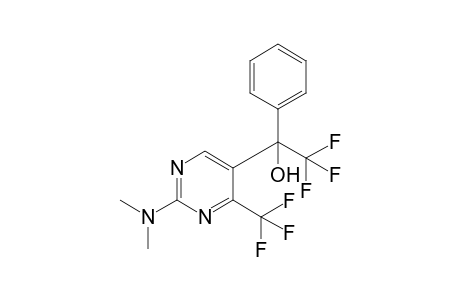 1-Phenyl-1-(2-N,N-dimethylamino-4-trifluoromethylpyrimidin-5-yl)-2,2,2-trifluoroethanol