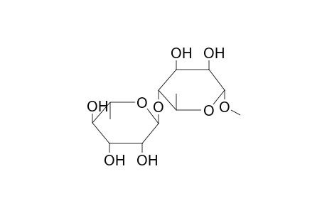 Methyl 4-O.alpha.-L-rhamnopyranosyl.alpha.-L-rhamnopyranoside