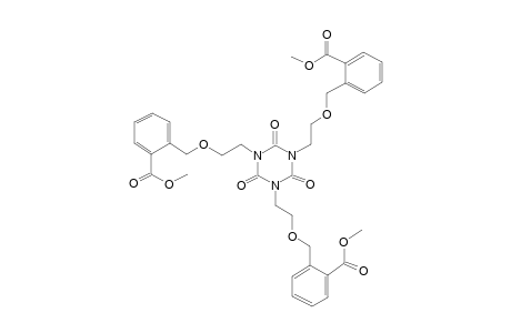 1,3,5-Triazine-2,4,6(1H,3H,5H)-trione, 1,3,5-tris[2-[2-(methoxycarbonyl)phenylmethoxy]ethyl]-