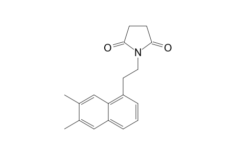 1-[2-(6,7-dimethyl-1-naphthalenyl)ethyl]pyrrolidine-2,5-dione