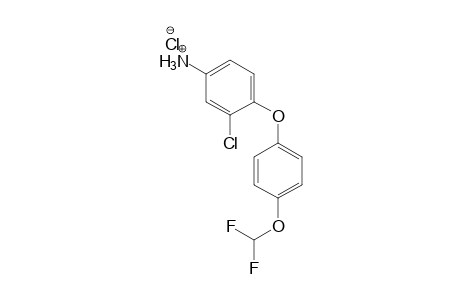 Benzenamine, 3-chloro-4-[4-(difluoromethoxy)phenoxy]-, hydrochloride