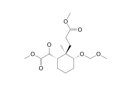 trans methyl 2-hydroxy-2-[2'-(2''-methoxycarbonylethyl)-3'-methoxymethyloxy-2'-methylcyclohexyl]acetate