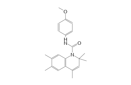 N-(4-methoxyphenyl)-2,2,4,6,7-pentamethyl-1(2H)-quinolinecarboxamide