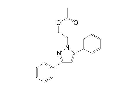 2-(3,5-Diphenyl-1H-pyrazol-1-yl)ethanol, acetate