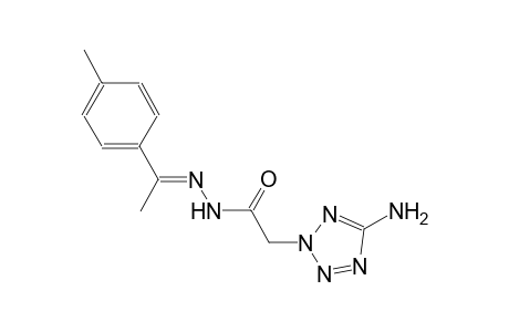 2-(5-amino-2H-tetraazol-2-yl)-N'-[(E)-1-(4-methylphenyl)ethylidene]acetohydrazide