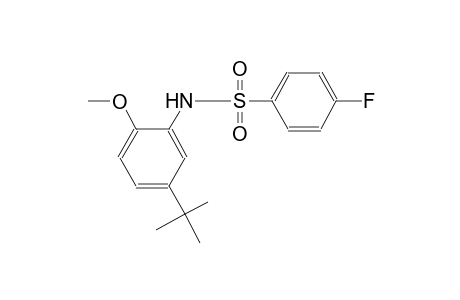 N-(5-tert-butyl-2-methoxyphenyl)-4-fluorobenzenesulfonamide