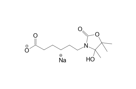 sodium 6-(4-hydroxy-4,5,5-trimethyl-2-oxo-1,3-oxazolidin-3-yl)hexanoate