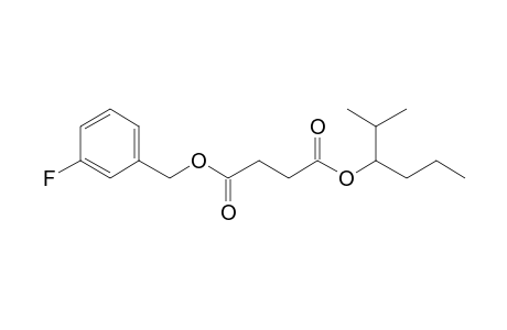 Succinic acid, 3-fluorobenzyl 2-methylhex-3-yl ester