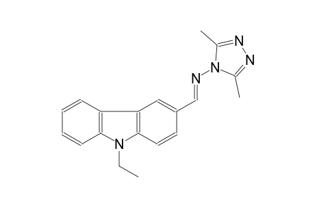 4H-1,2,4-triazol-4-amine, N-[(E)-(9-ethyl-9H-carbazol-3-yl)methylidene]-3,5-dimethyl-