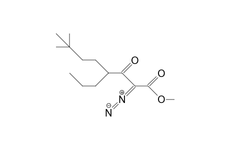 2-Diazo-7,7-dimethyl-3-oxo-4-propyl-octanoic acid, methyl ester