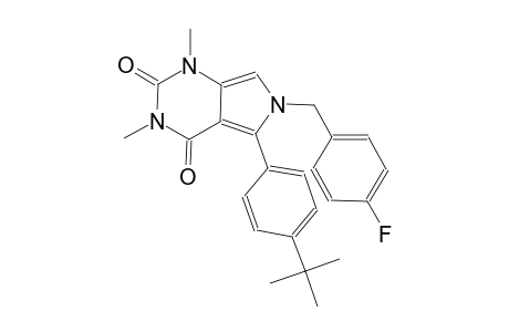 5-(4-tert-butylphenyl)-6-(4-fluorobenzyl)-1,3-dimethyl-1H-pyrrolo[3,4-d]pyrimidine-2,4(3H,6H)-dione