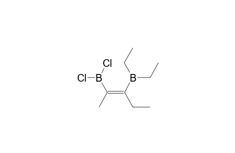 (Z)-2-(Dichloroboryl)-3-(diethylboryl)-2-pentene