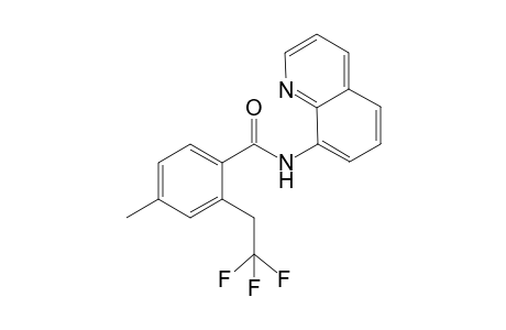 4-Methyl-N-(quinolin-8-yl)-2-(2,2,2-trifluoroethyl)benzamide