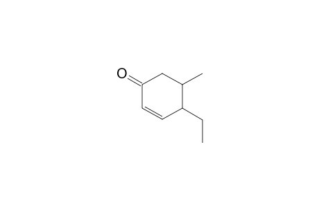 4-ethyl-5-methylcyclohex-2-en-1-one