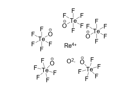 rhenium(VII) oxide pentakis(pentafluoro-lambda6-tellanolate)