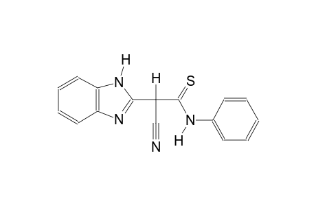 2-(1H-benzimidazol-2-yl)-2-cyano-N-phenylethanethioamide