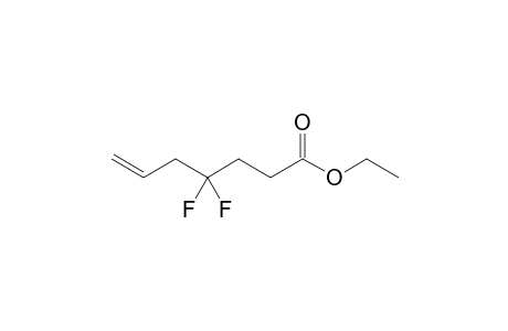 Ethyl 4,4-difluorohept-6-enoate