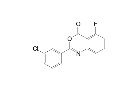 4H-3,1-Benzoxazin-4-one, 2-(3-chlorophenyl)-5-fluoro-