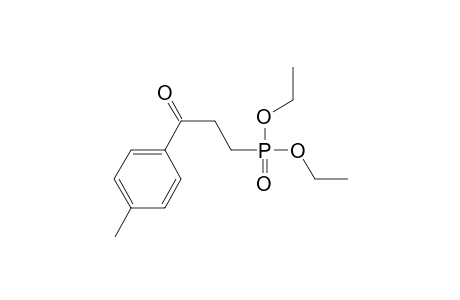 2-(p-Methylbenzoyl)-1-(diethylphosphonate)ethane
