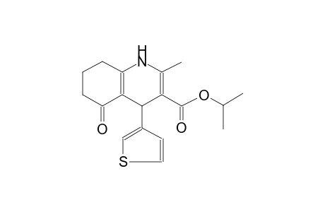 3-quinolinecarboxylic acid, 1,4,5,6,7,8-hexahydro-2-methyl-5-oxo-4-(3-thienyl)-, 1-methylethyl ester
