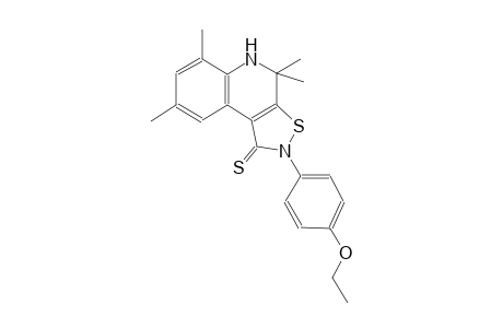 isothiazolo[5,4-c]quinoline-1(2H)-thione, 2-(4-ethoxyphenyl)-4,5-dihydro-4,4,6,8-tetramethyl-
