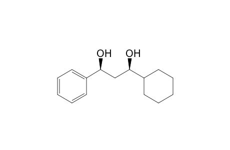syn-(1R*,3S*)-3-Cyclohexyl-1-phenylpropan-1,3-diol
