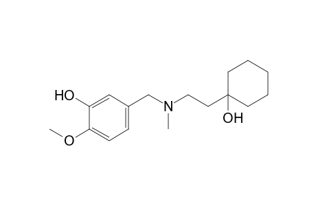 N-[2-(1-Hydroxycyclohexyl)ethyl]-N-(3-hydroxy-4-methoxybenzyl)-N-methylamine