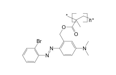 Poly[2-(2-bromophenylazo)-5-dimethylaminobenzyl methacrylate]