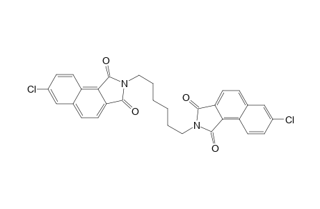 N,N'-(Hexanediyl)bis[6-chloronaphthalimide]