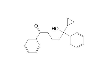 1-Pentanone, 5-cyclopropyl-5-hydroxy-1,5-diphenyl-