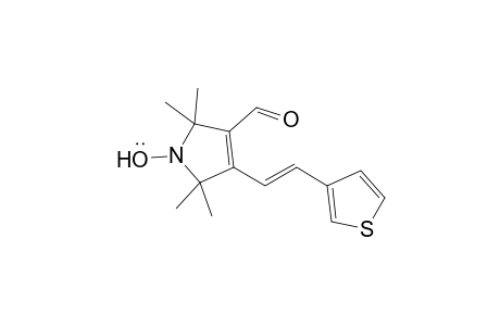 3-Formyl-2,2,5,5-tetramethyl-4-[(1E)-2-(3-thienyl)vinyl]-2,5-dihydro-1H-pyrrol-1-yloxyl radical