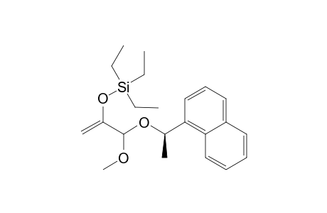 Triethyl-{1-[methoxy-((R)-1-naphthalen-1-yl-ethoxy)-methyl]-vinyloxy}-silane