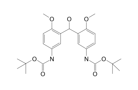 N-[3-[hydroxy-[2-methoxy-5-[[(2-methylpropan-2-yl)oxy-oxomethyl]amino]phenyl]methyl]-4-methoxyphenyl]carbamic acid tert-butyl ester