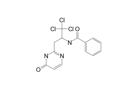 2-(2-BENZOYLAMINO-3,3,3-TRICHLOROPROPYL)-4-HYDROXYPYRIMIDINE