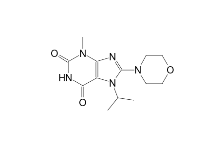 7-isopropyl-3-methyl-8-(4-morpholinyl)-3,7-dihydro-1H-purine-2,6-dione