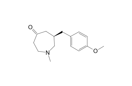 (R)-1-Methyl-3-(p-methoxybenzyl)-5-oxo-2,3,4,5,6,7-hexahydro-1H-azepine