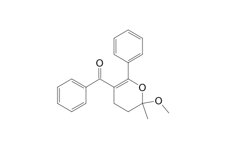 Methanone, (3,4-dihydro-2-methoxy-2-methyl-6-phenyl-2H-pyran-5-yl)phenyl-